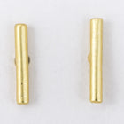 11mm Matte Gold Pewter Bar Ear Post #EFA115-General Bead