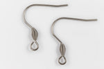 Stainless Steel French Ear Wire with Coil #EFA133-General Bead