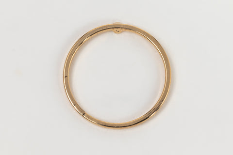 21mm Gold Hypoallergenic Hoop Post #EFA142