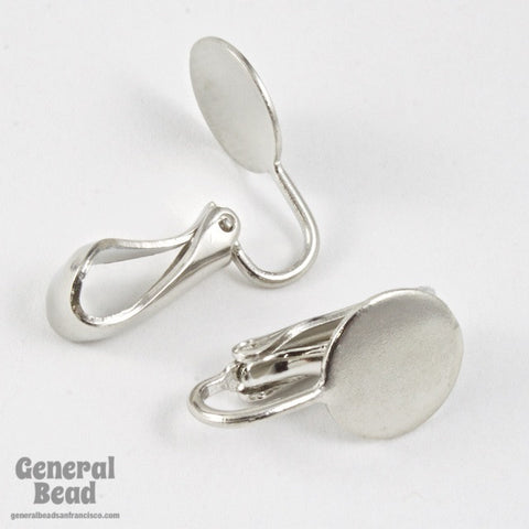 10mm Silver Ear Clip-General Bead