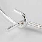 30mm Silver Round 20 Gauge Ear Hoop #EFB113-General Bead