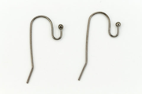 Gumetal French Wire with Ball #EFC101-General Bead