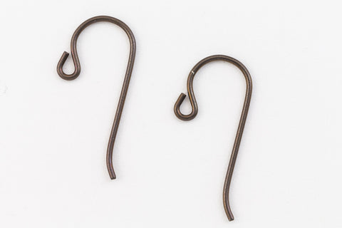 25mm Copper Niobium Shepherd Hook Ear Wire #NFL017-General Bead