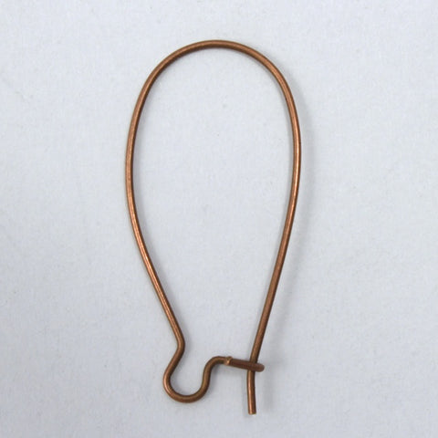 35mm Antique Copper Kidney Wire #EFD098-General Bead