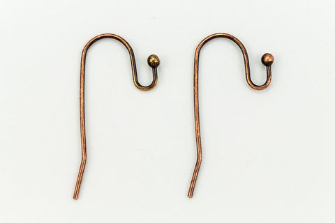 Antique Copper French Wire with Ball #EFD101-General Bead