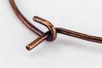 30mm Antique Copper Round 20 Gauge Ear Hoop #EFD113-General Bead