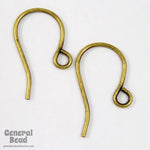 25mm Antique Brass Shepherd Hook Ear Wire #EFE003-General Bead
