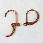 14mm Antique Copper Leverback Earrings-General Bead