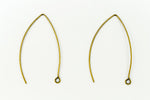 45mm Antique Brass Modern Ear Wire #EFE102-General Bead