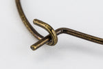 30mm Antique Brass Round 20 Gauge Ear Hoop #EFE113-General Bead