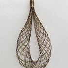 48mm Antique Brass Wire Mesh Chandelier Drop #EFE114-General Bead