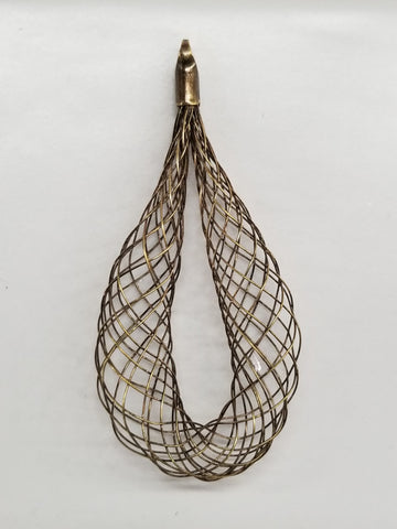 48mm Antique Brass Wire Mesh Chandelier Drop #EFE114-General Bead
