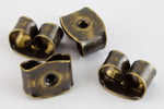 6mm Antique Brass Earring Clutch #EFF017-General Bead