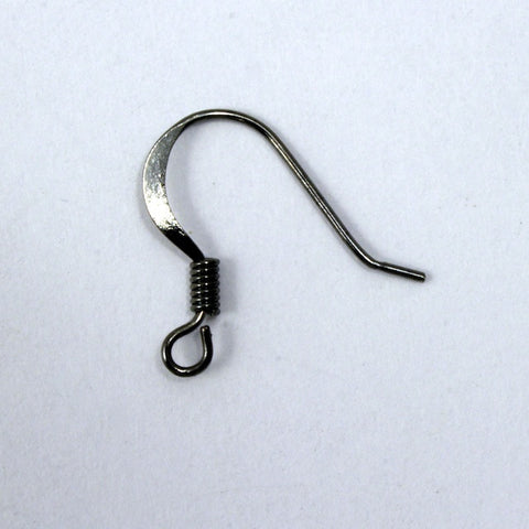 Surgical Steel Flat French Ear Wire with Spring #EFC032-General Bead