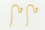 Matte Gold French Wire with Ball #EFF101-General Bead