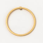 21mm Matte Gold Hypoallergenic Hoop Post #EFD142