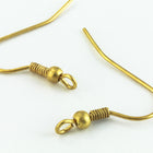 Matte Gold Fish Hook Ear Wire #EFH006-General Bead