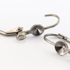 16mm Stainless Steel Leverback Earrings with Setting #EFT099-General Bead