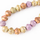 8mm Easter/Pastel Mix English Cut Bead (20 Pcs) #ENG105-General Bead