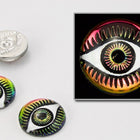 12mm Vitrail Medium Flat Eye Cabochon-General Bead