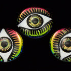 12mm Vitrail Medium Flat Eye Cabochon-General Bead