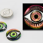 14mm Vitrail Medium Flat Eye Cabochon-General Bead