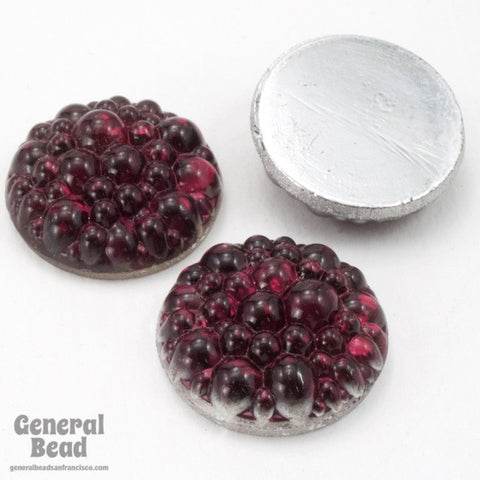 18mm Amethyst Bubble Cabochon-General Bead