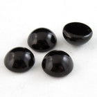 9mm Jet Cabochon #FGB002-General Bead