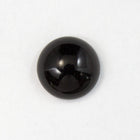 11mm Jet Cabochon #FGB003-General Bead