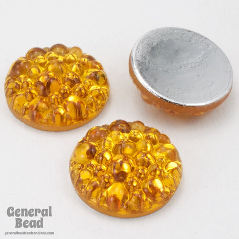 18mm Topaz Bubble Cabochon-General Bead