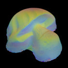 8mm x 7mm Vitrail Green Frosted Mushroom Cabochon #FGB090