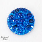 18mm Blue Zircon Bubble Cabochon-General Bead