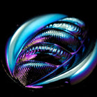 23mm Scarabe Rope Twist Round Cabochon #FGC068-General Bead