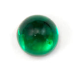 7mm Emerald Cabochon #FGE001-General Bead