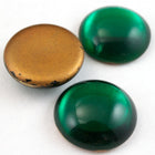 15mm Emerald Cabochon #FGE004-General Bead