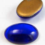 13mm x 18mm Sapphire Oval Cabochon #FGG019-General Bead