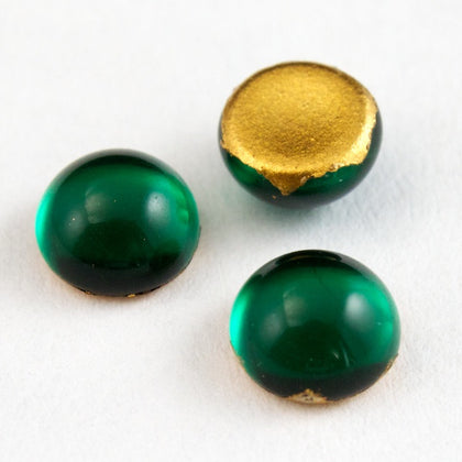 5mm Emerald Cabochon #FGK014-General Bead