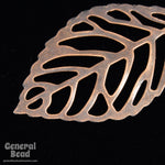 20mm x 30mm Antique Copper Filigree Leaf Dangle-General Bead