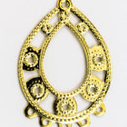 20mm x 29mm Bright Gold 5 Loop Chandelier Hoop #FIA196-General Bead