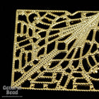 25mm Gold Lacy Square Filigree-General Bead