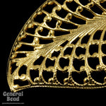 24mm x 30mm Gold Leaf Filigree-General Bead