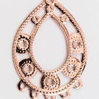 20mm x 29mm Bright Copper 5 Loop Chandelier Hoop #FIE196-General Bead
