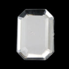 18mm Crystal Foiled Rectangle-General Bead