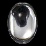 18mm x 25mm Crystal Foiled Smooth Oval-General Bead