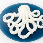 30mm x 40mm Blue and White Octopus Cameo #FPB100-General Bead