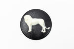 45mm Black and White Aries Lucite Cabochon #FPC116-General Bead