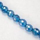 10mm Aqua Luster Fire Polished Bead-General Bead