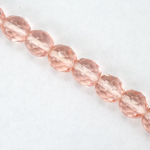 10mm Light Rose Fire Polished Bead-General Bead