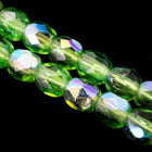 4mm Peridot AB Fire Polished Bead-General Bead