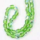 4mm Peridot AB Fire Polished Bead-General Bead